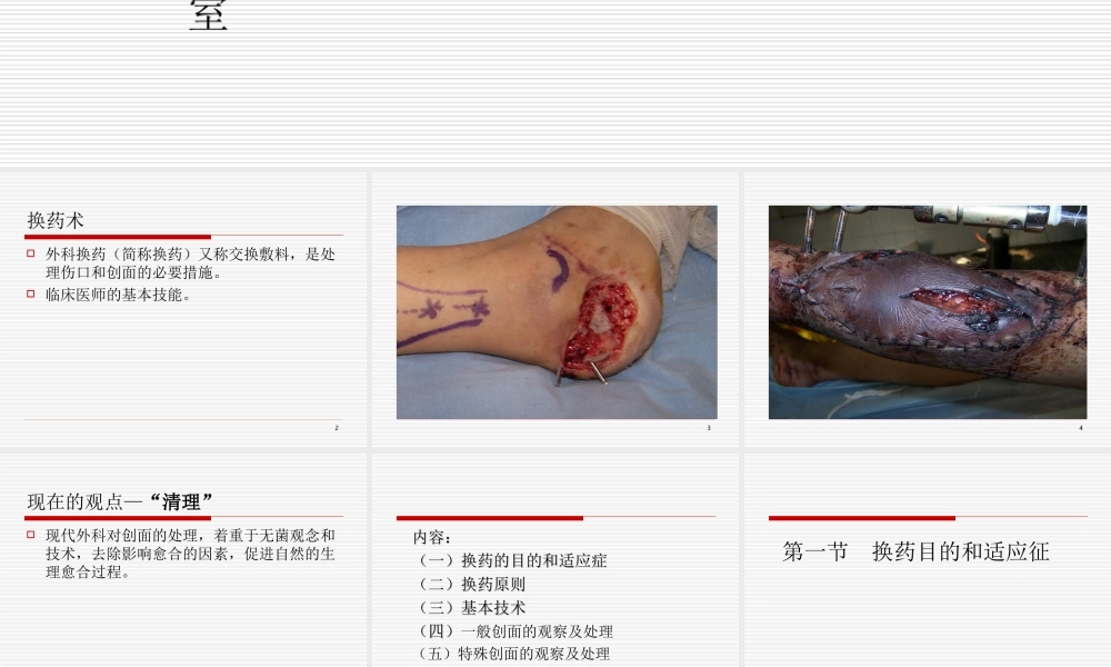 清创换药术-陈迎涛.ppt