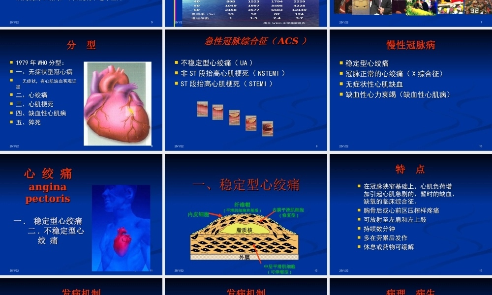 冠状动脉粥样硬化性心脏病2013第八版.ppt