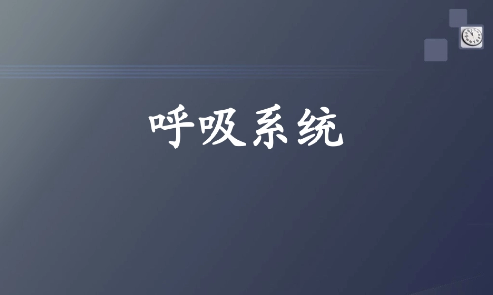 正常人体学-第六章-呼吸系统.ppt