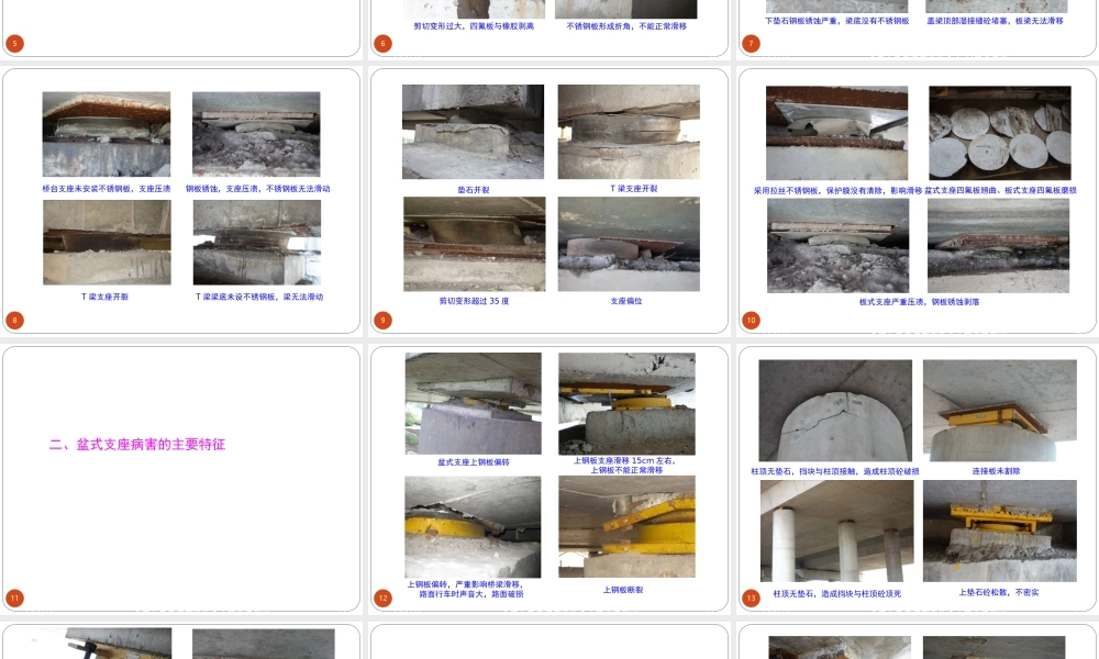 桥梁支座病害分析与防治应用技术讲座.ppt