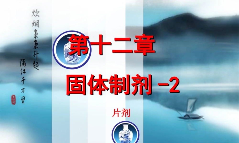 药剂学-第十二章-固体制剂-2(第8版).ppt