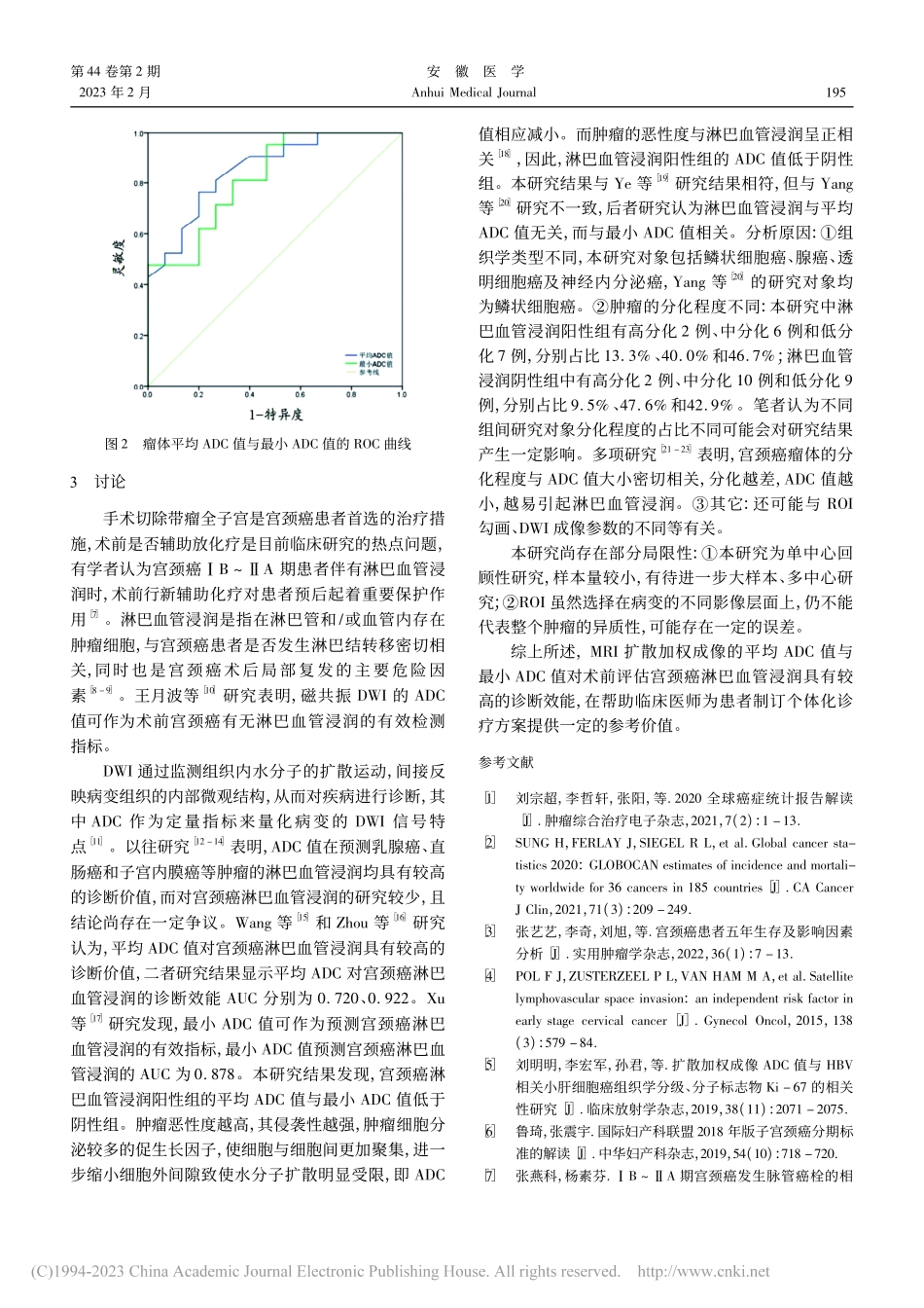 3.0T_MRI扩散加权成...估宫颈癌淋巴血管浸润的价值_哈传传.pdf_第3页