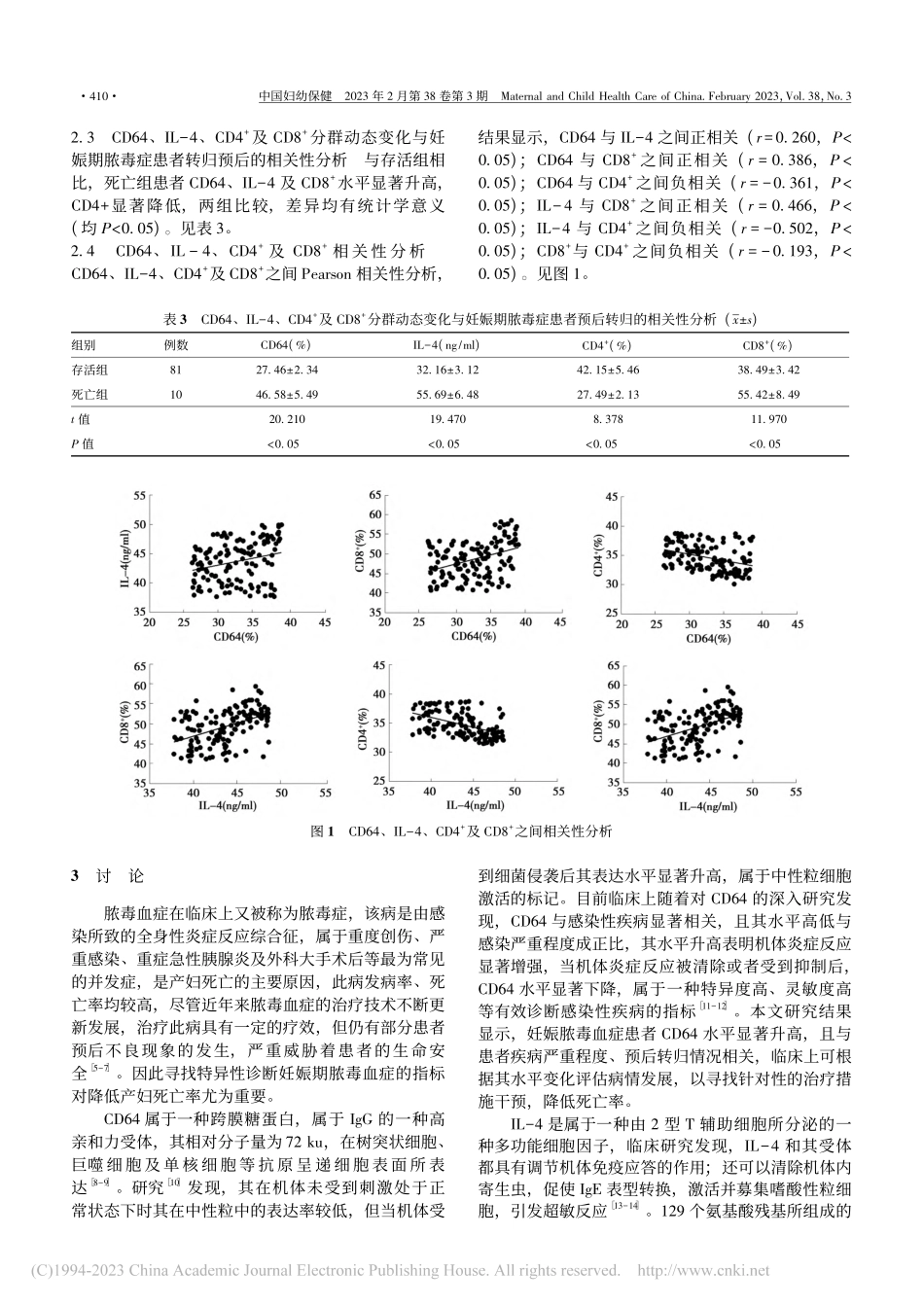 CD4-+_CD8-+_C...期脓毒血症患者中的临床意义_黄玉杰.pdf_第3页