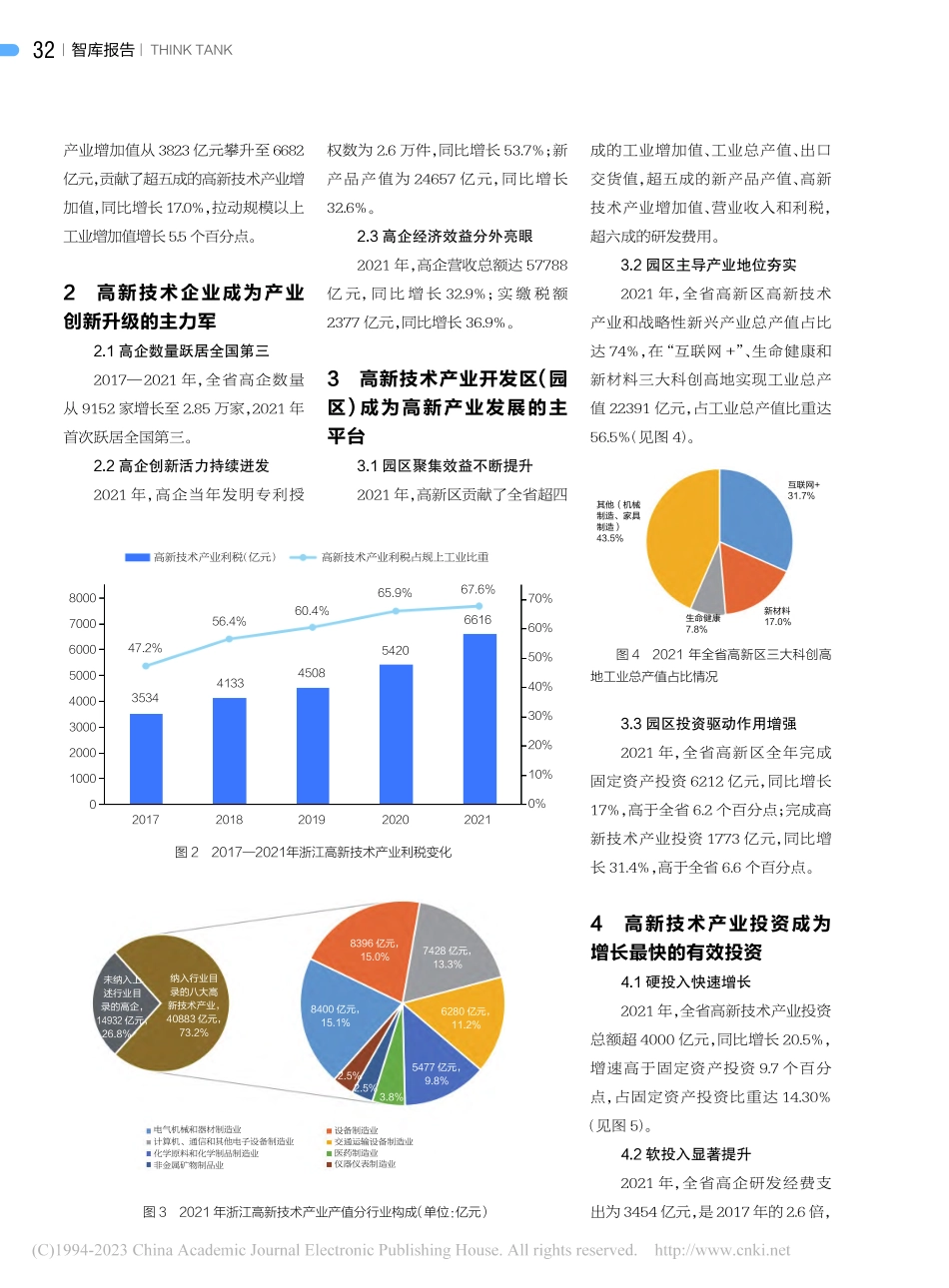 2022年浙江省高新技术产业发展报告.pdf_第2页