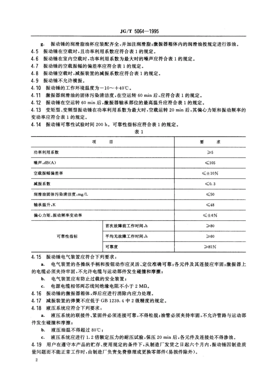 JG-T5064-1995：振动桩锤技术条件.pdf_第3页