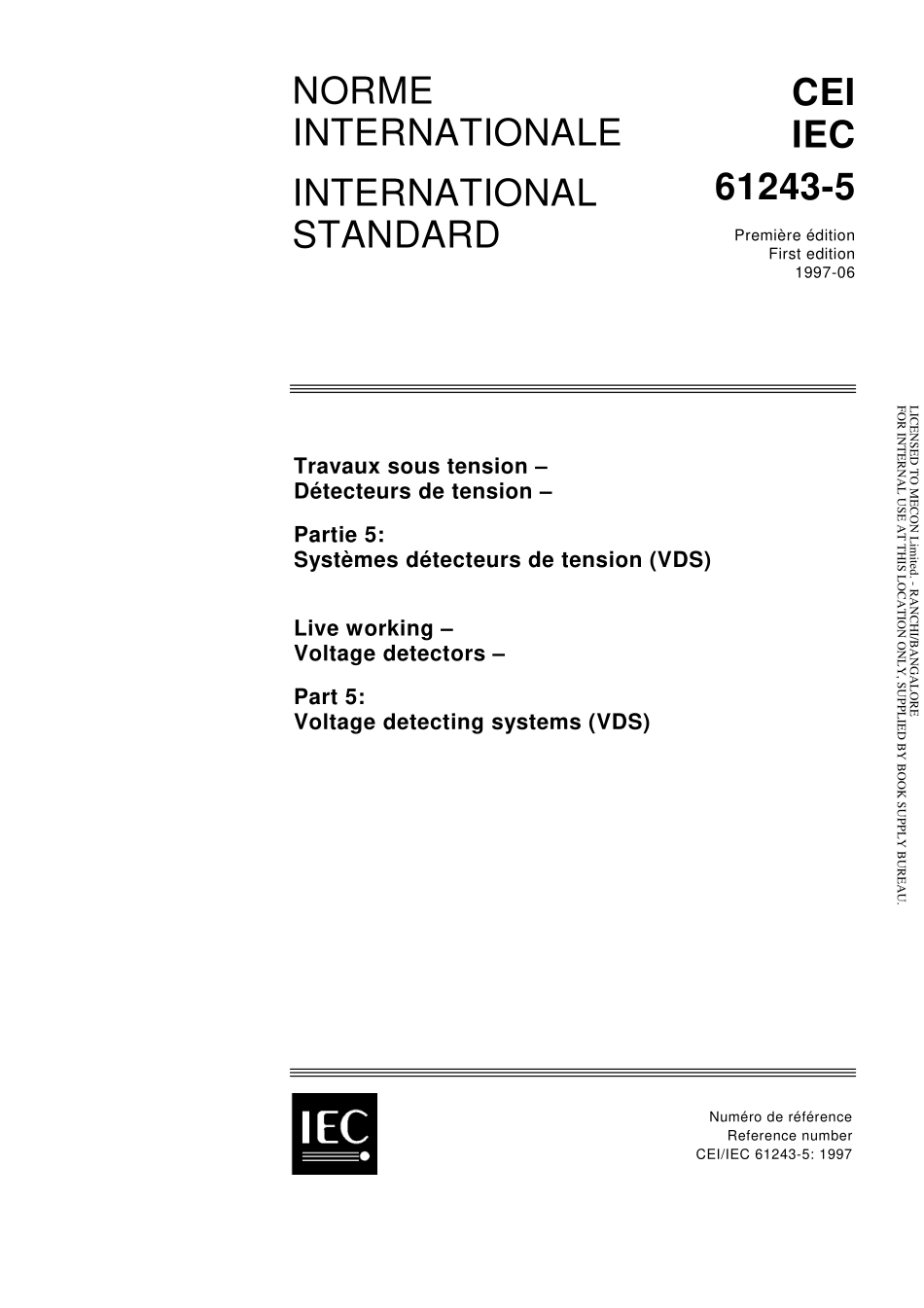 IEC_61243-5-1997.pdf_第1页