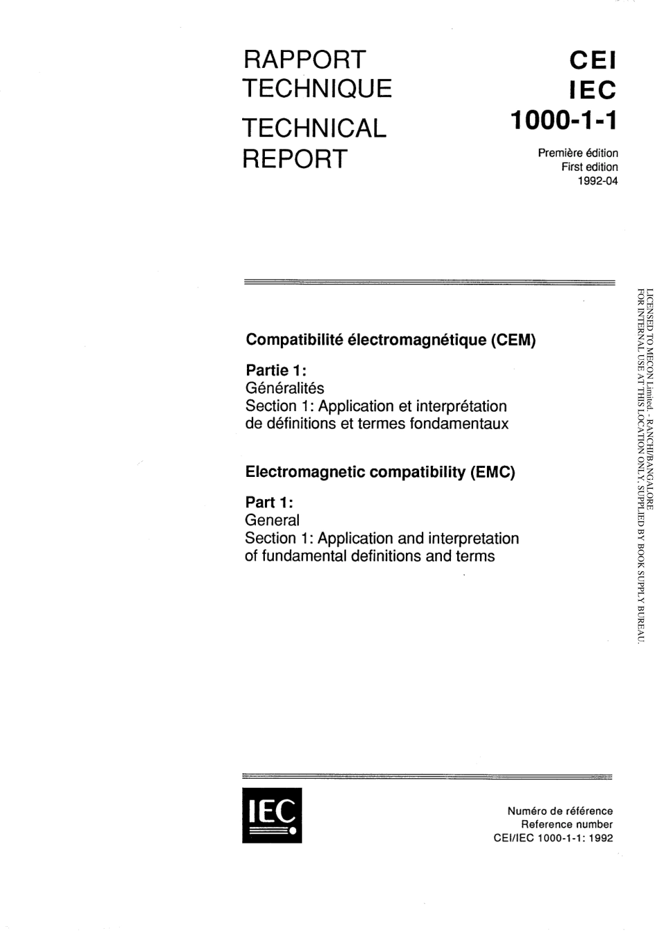 IEC_TR_61000-1-1-1992_scan.pdf_第1页