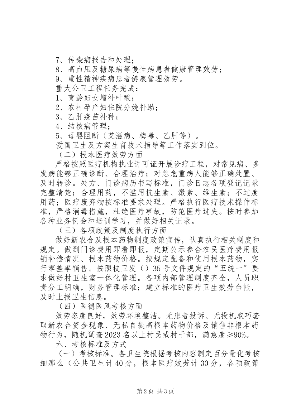 2023年乡村卫生室评核方案.docx_第2页