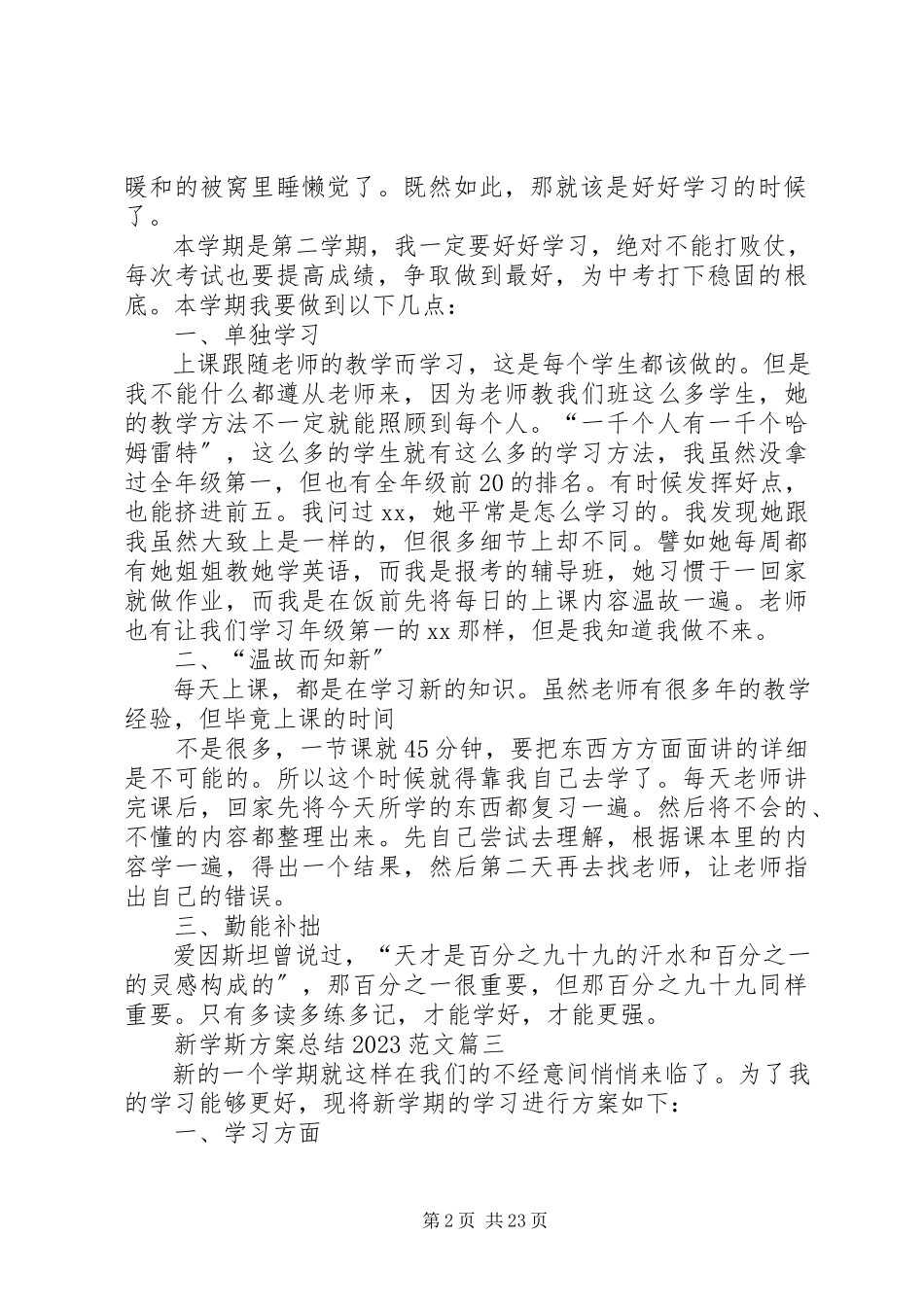 2023年新学斯计划总结本站推荐.docx_第2页