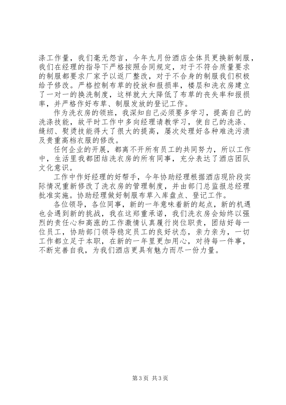 2023年洗衣房的年度工作总结.docx_第3页