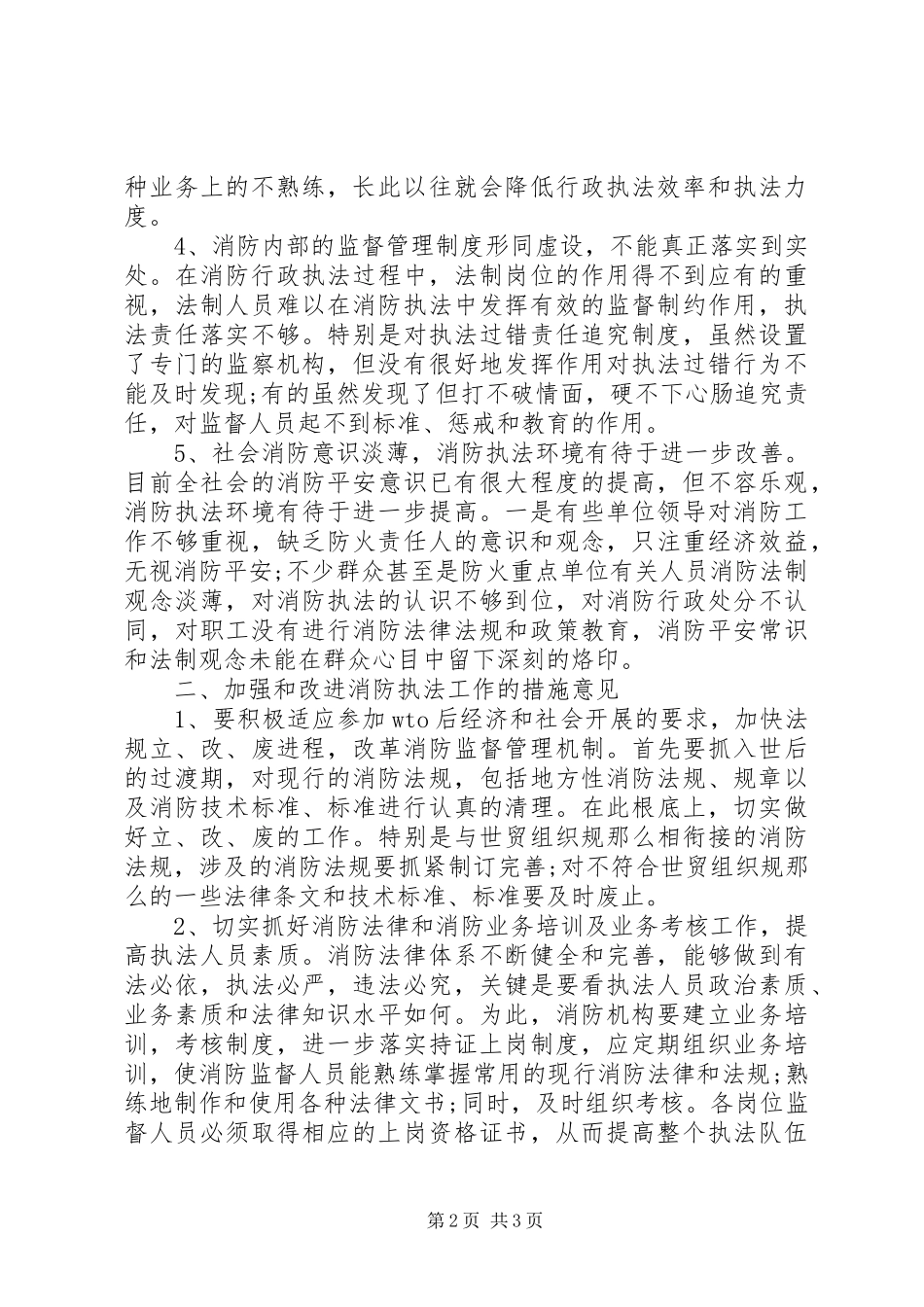 2023年消防行政执法工作调研报告.docx_第2页