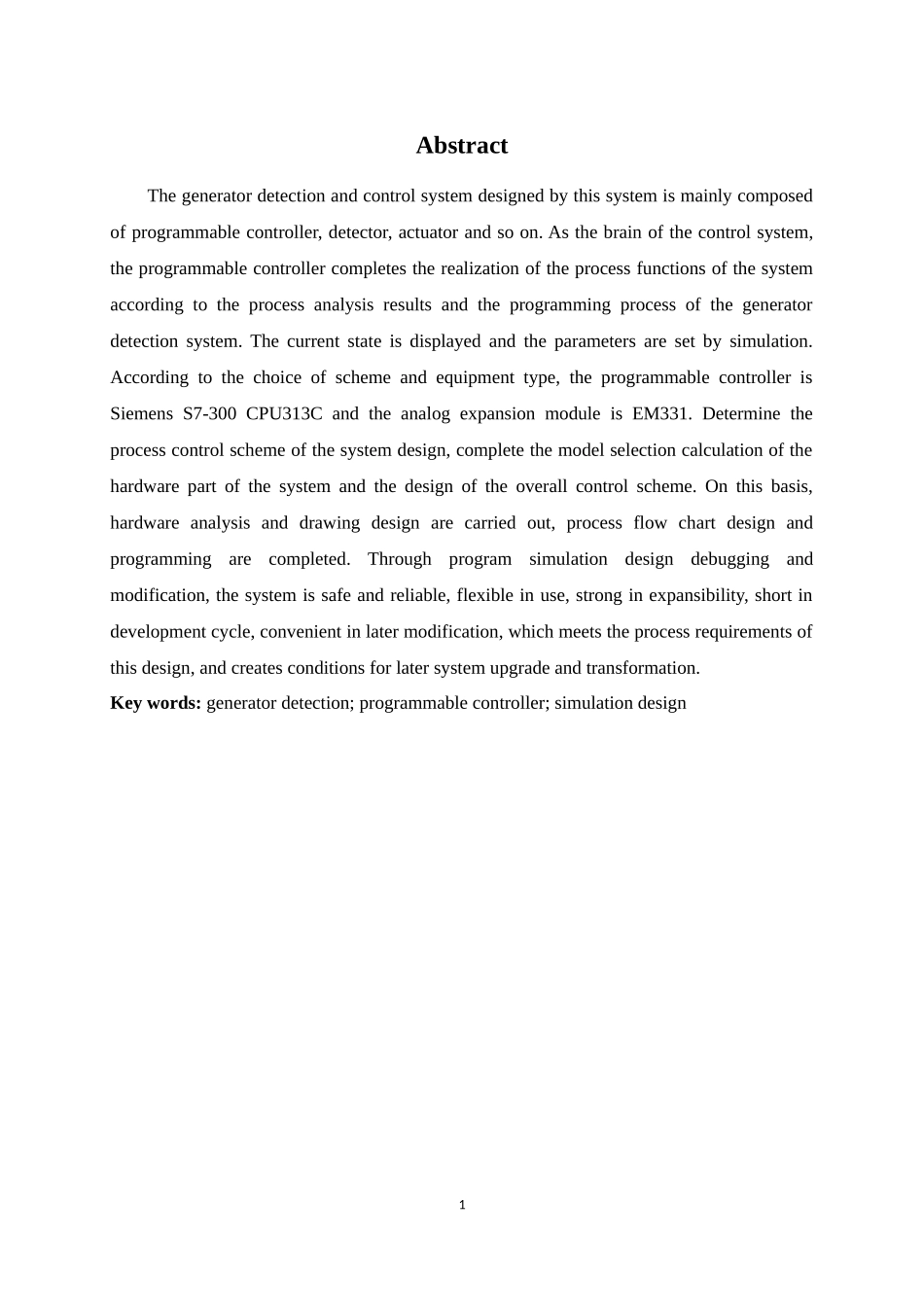 基于PLC的发电机监测控制系统设计电气自动化专业.docx_第2页