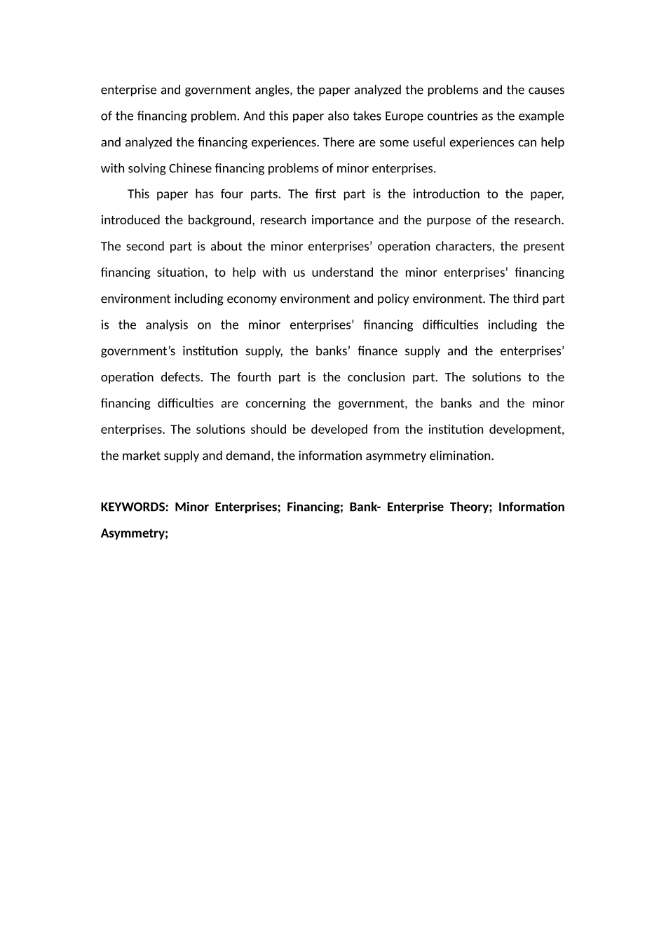 基于银行视角的中小企业融资问题研究金融学专业.docx_第2页