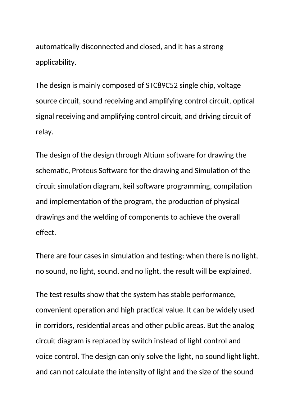 基于单片机的声光控开关电路的设计电气自动化专业.docx_第2页