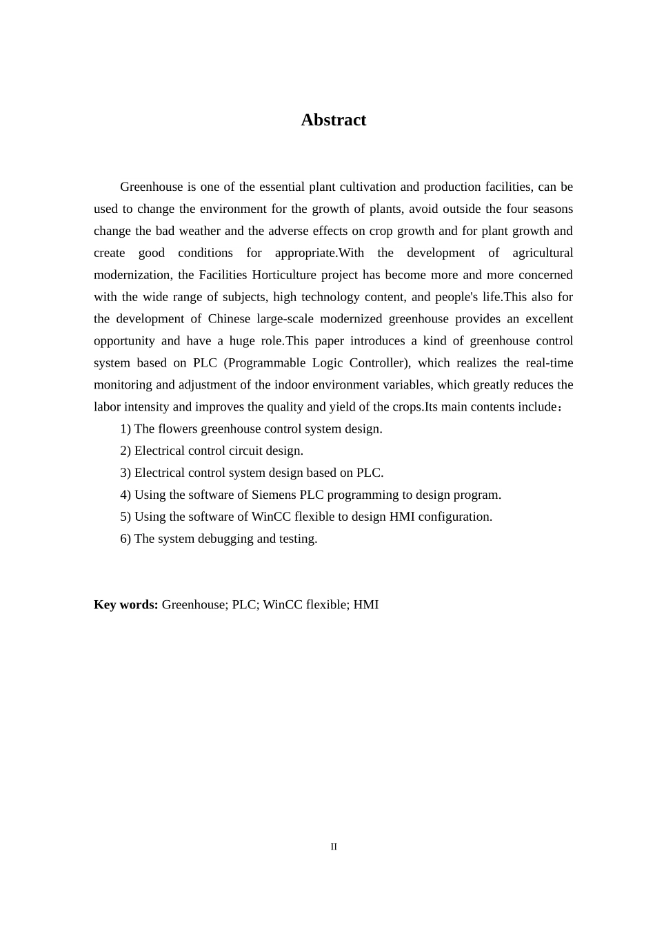 基于PLC的温室控制系统设计和实现电气自动化专业.doc_第2页