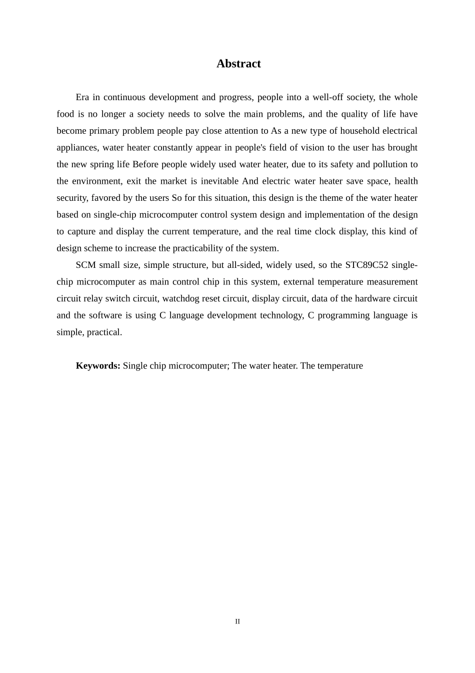 基于单片机的热水器控制系统的设计与实现电气自动化专业.doc_第3页