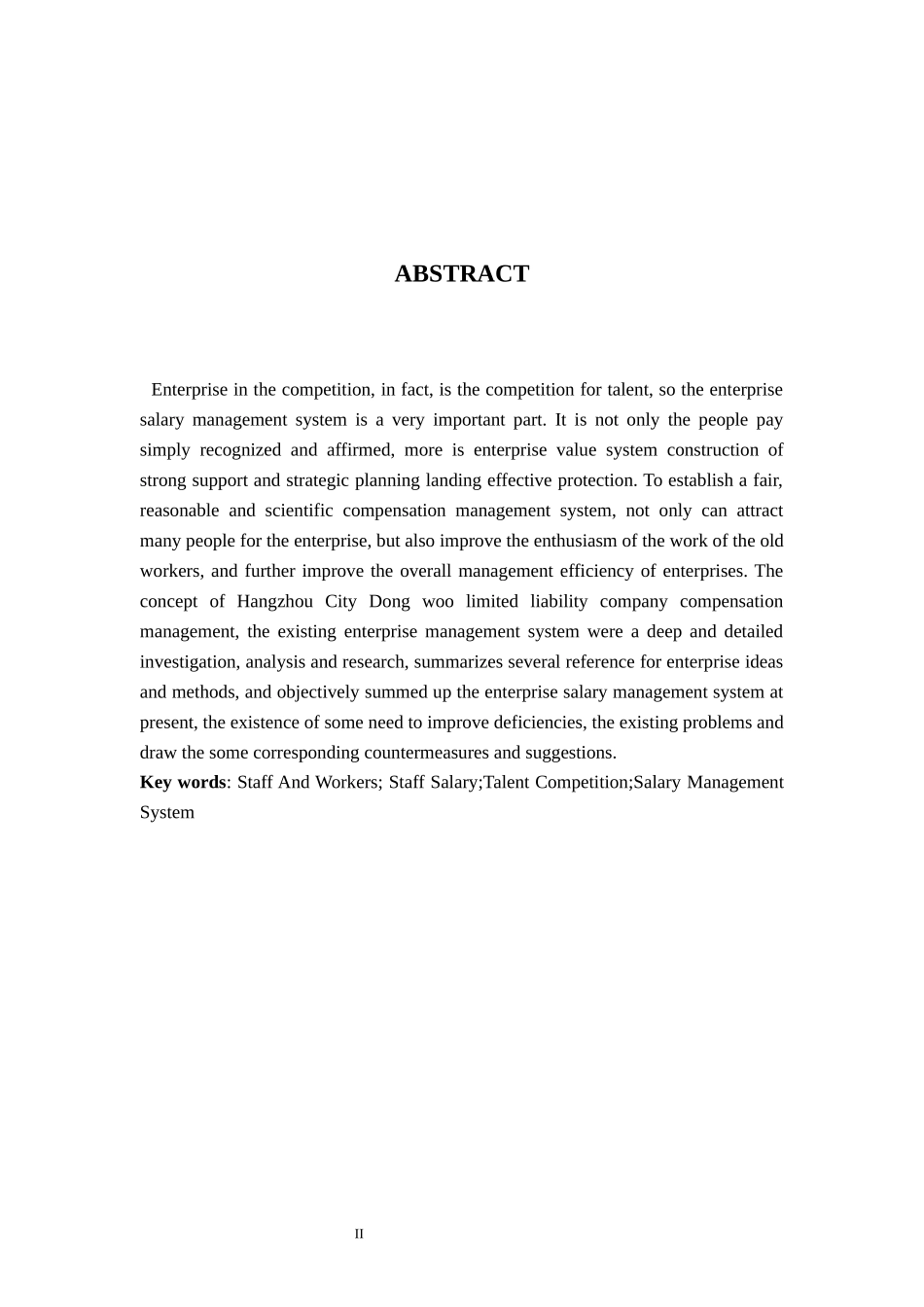 基于职工薪酬准则的企业薪酬管理制度研究——以某有限责任公司为例人力管理专业.docx_第2页