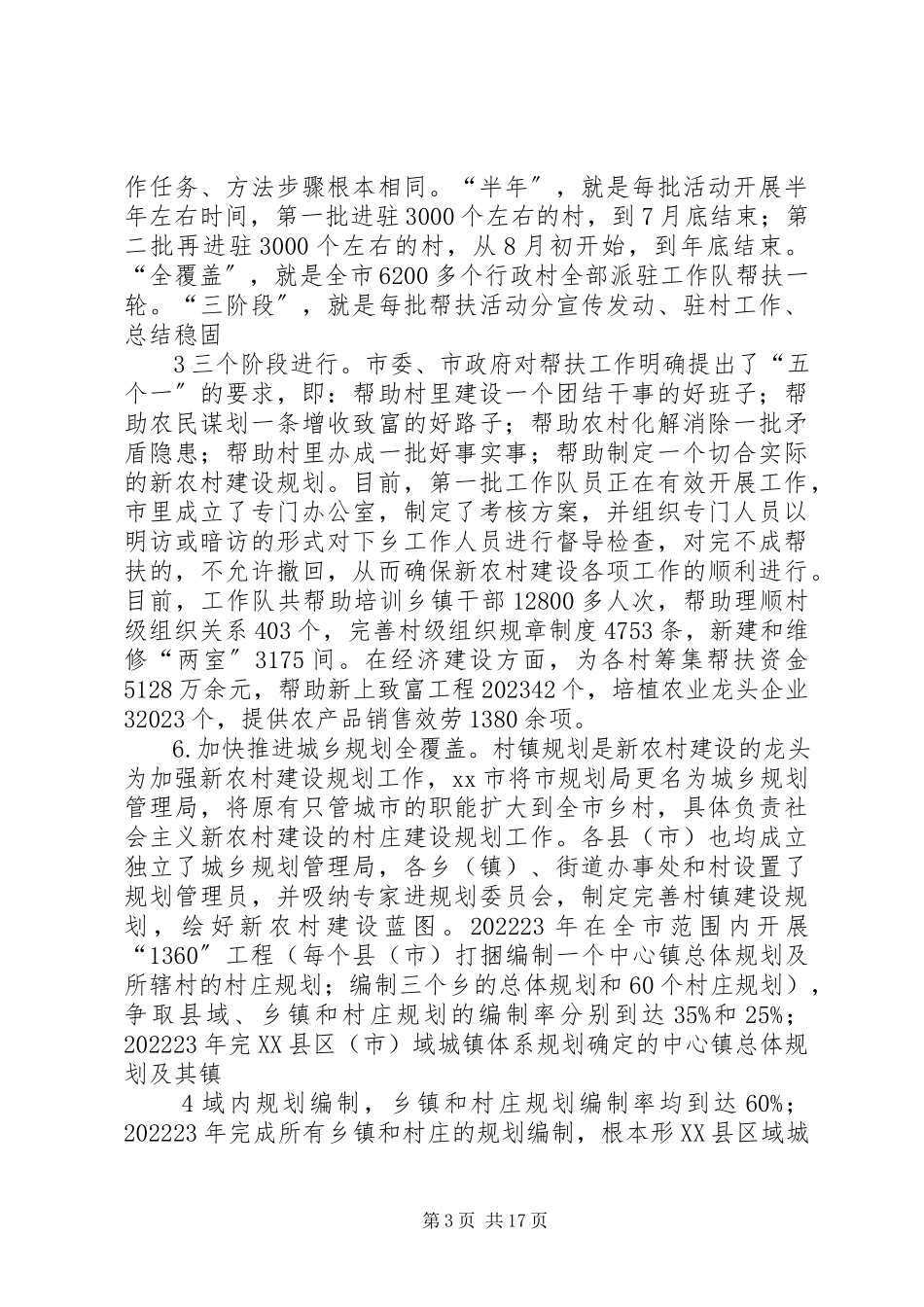 2023年市新农村建设进展情况调研报告.docx_第3页