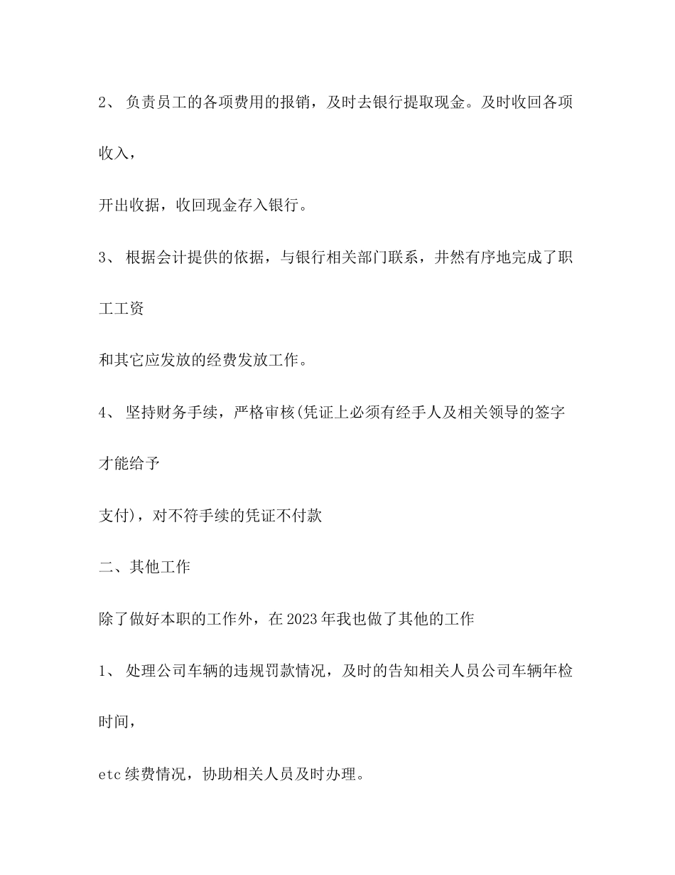 2023年出纳实习总结2范文.docx_第2页