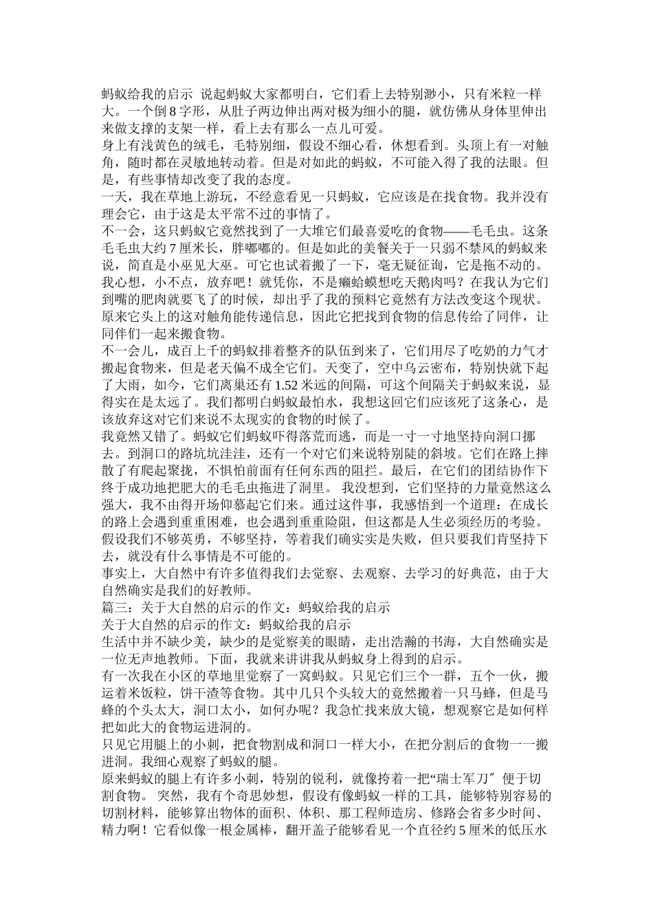 2023年写蚂蚁的作文600字范文.docx_第2页