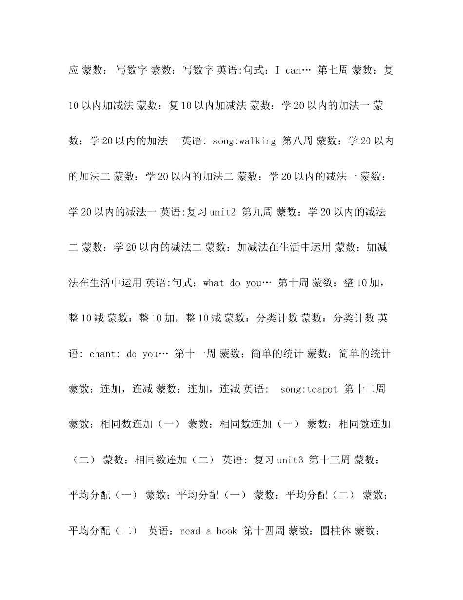 2023年大一下学期特色计划范文.docx_第2页