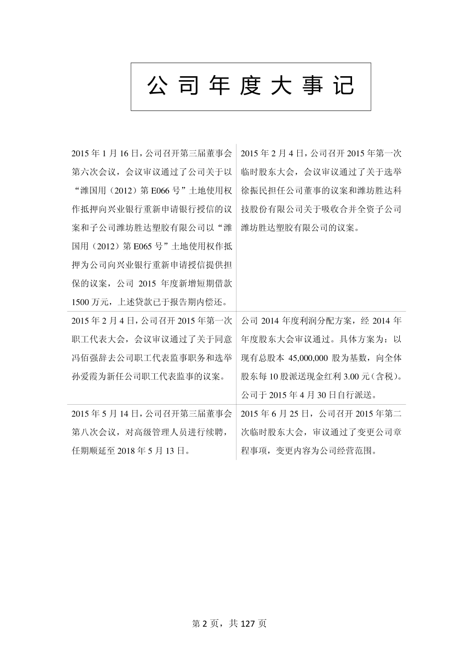 430626_2015_胜达科技_潍坊胜达科技股份有限公司2015年年度报告_2016-03-10.pdf_第2页