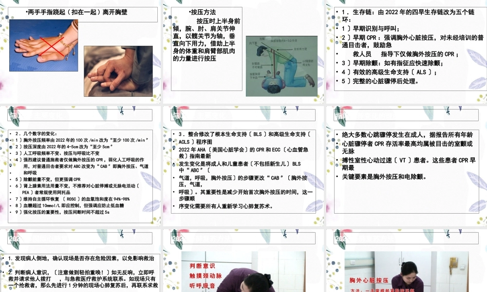2023年国际心肺复苏指南ppt（教学课件）.ppt