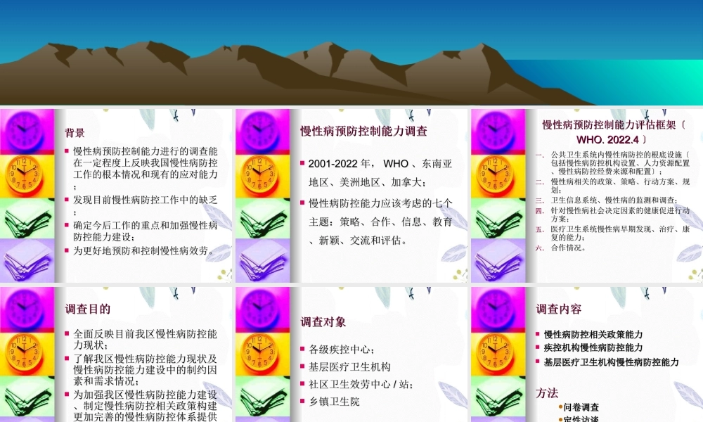 2023年宁夏慢性病预防控制能力调查方案（教学课件）.ppt