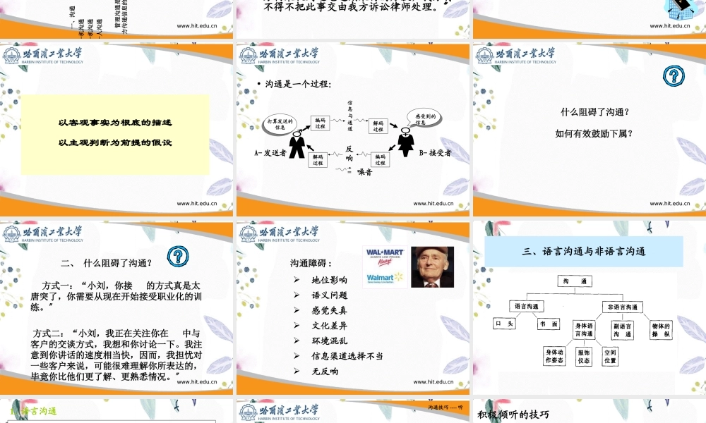 2023年张莉激励艺术与沟通技巧哈飞（教学课件）.ppt