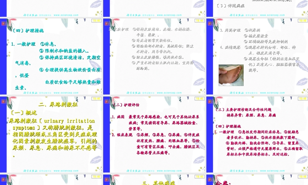 2023年泌尿《内科护理学》（教学课件）.ppt