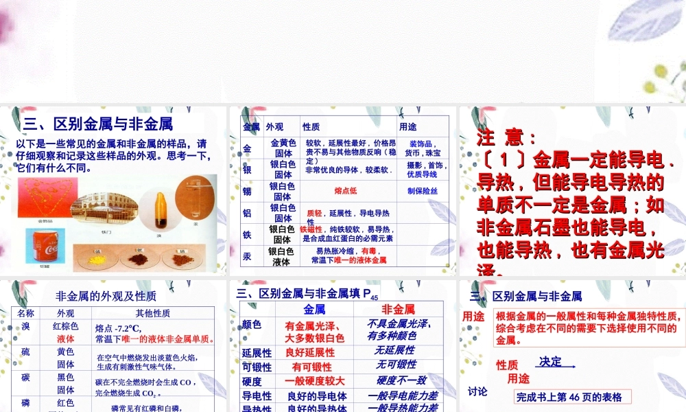 2023年物质的分类和利用第课时（教学课件）.ppt