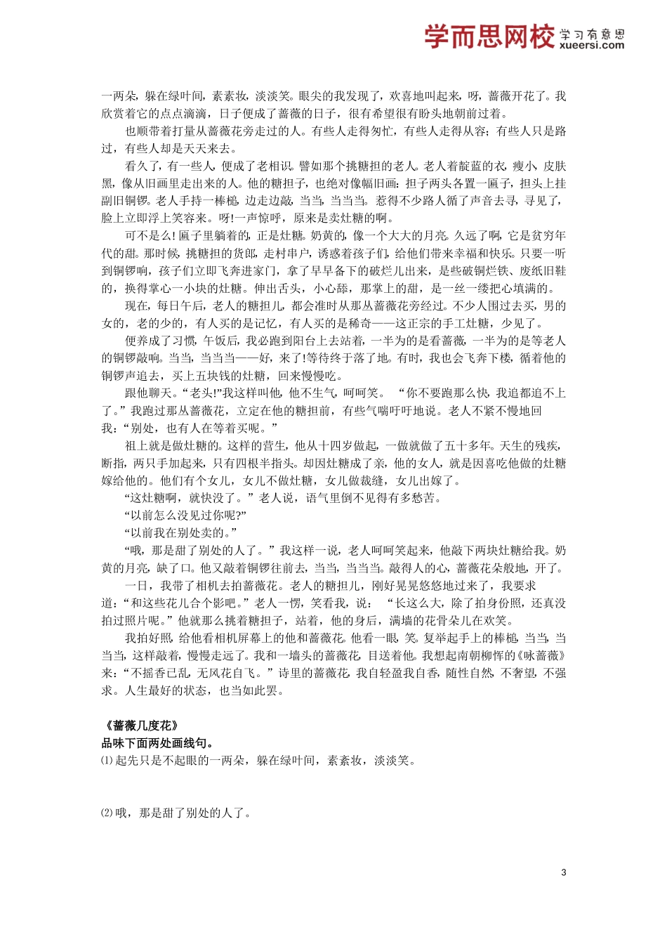 第36讲：记叙文：赏析题全攻略之三——词语、句式.doc_第3页