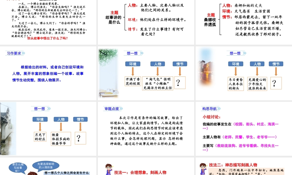 4第四单元习作笔尖流出的故事 .ppt