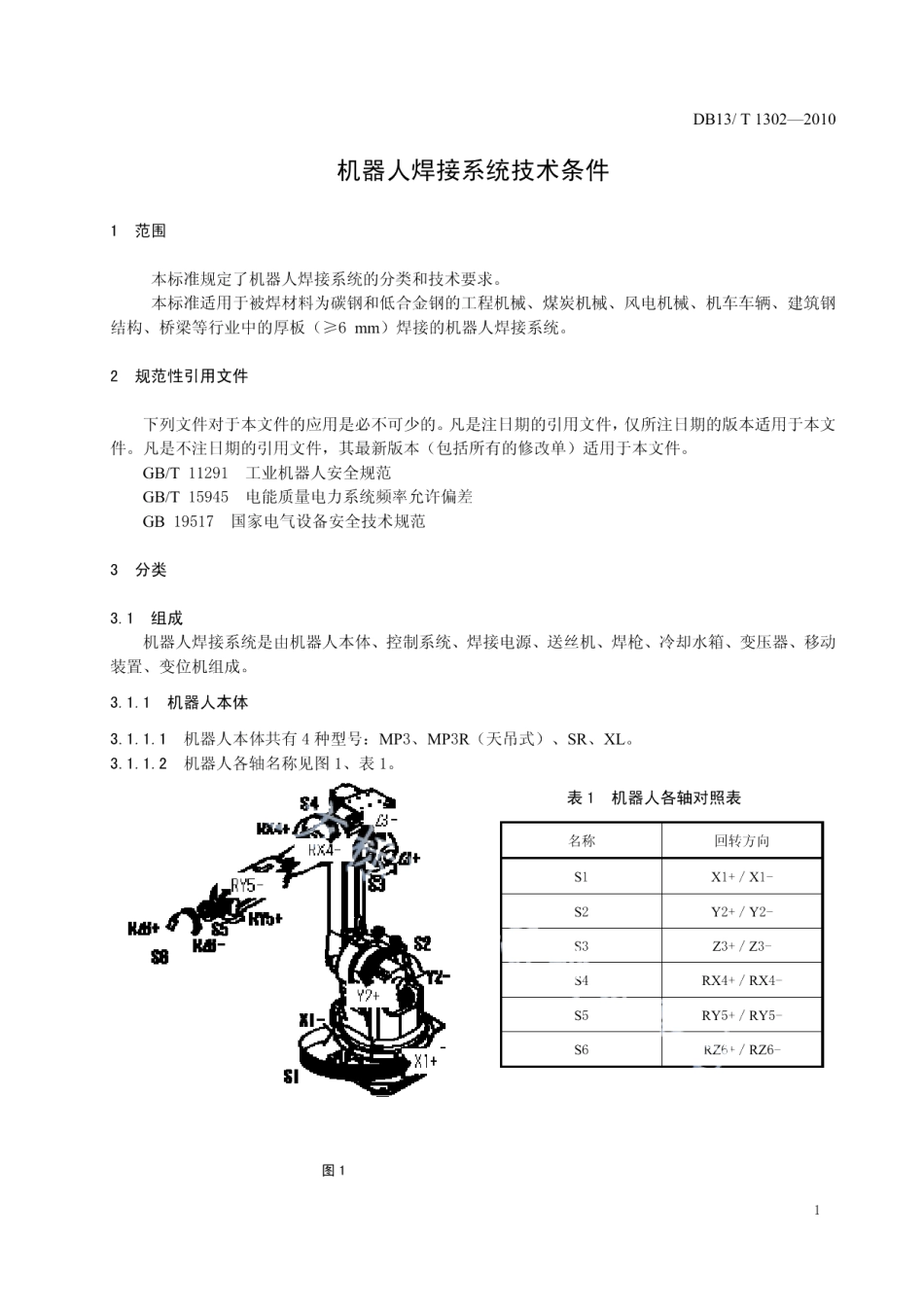 DB13T 1302-2010机器人焊接系统技术条件.pdf_第3页