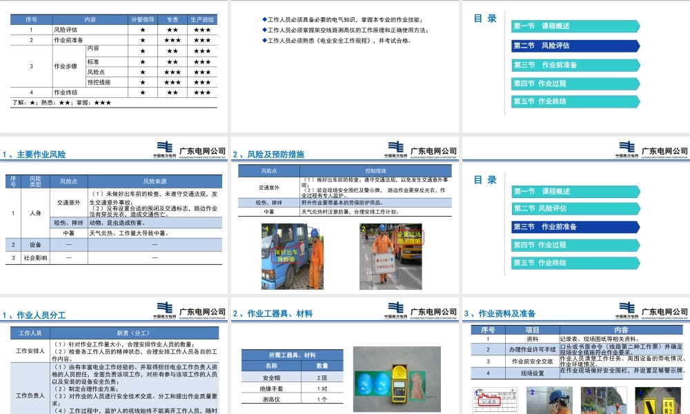 10kV及以下架空线路交叉跨越记测量.pptx