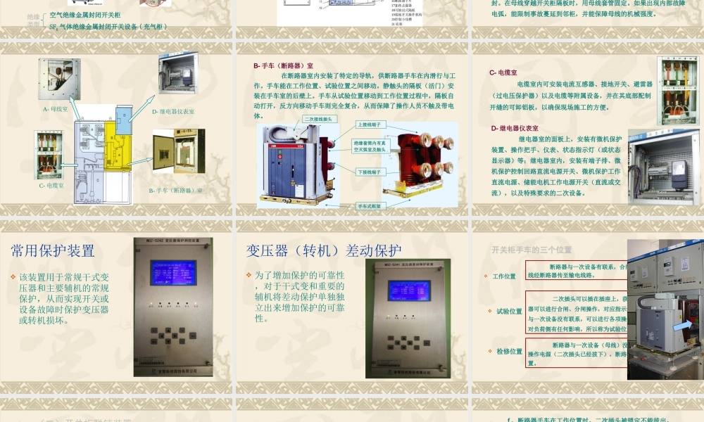 10KV高压开关柜操作培训课件.ppt