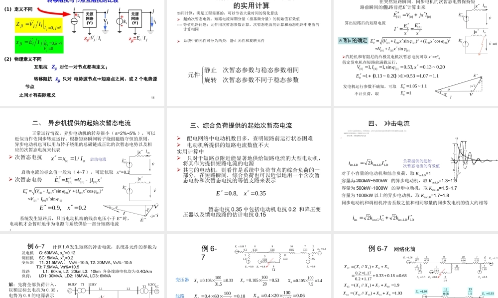 三相短路的实用计算.ppt