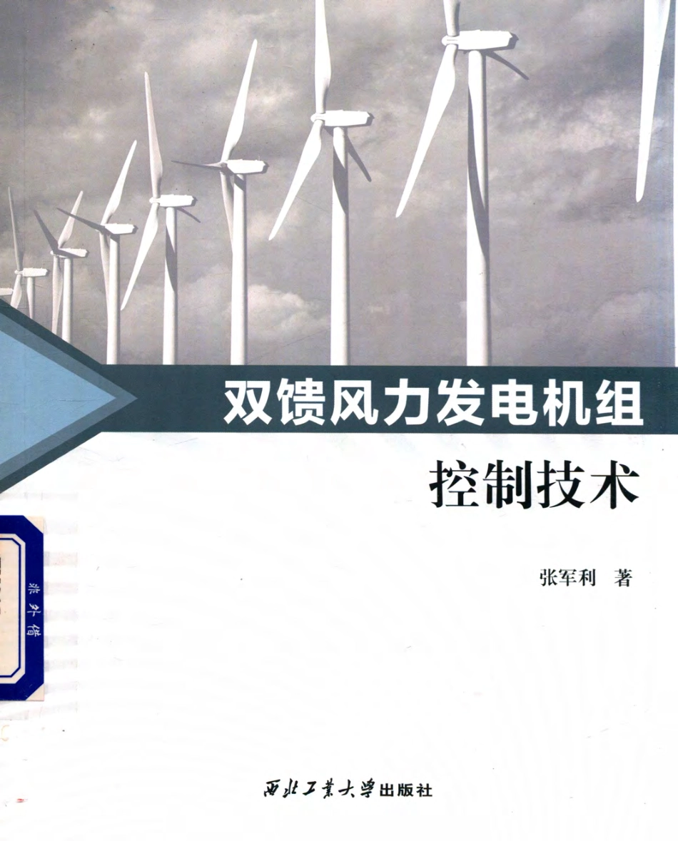 双馈风力发电机组控制技术 张军利 著 2018年版.pdf_第1页