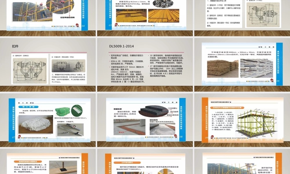 中国电建 工程项目建设施工脚手架（台架、支撑架）搭设与拆除专项技术培训.pptx