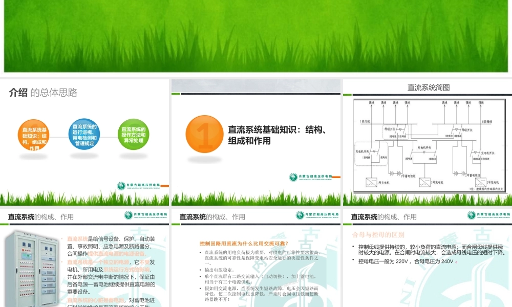 内蒙电力 变电站直流系统知识培训.pptx