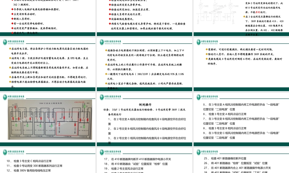 内蒙电力 站用电系统技术培训课件.pptx