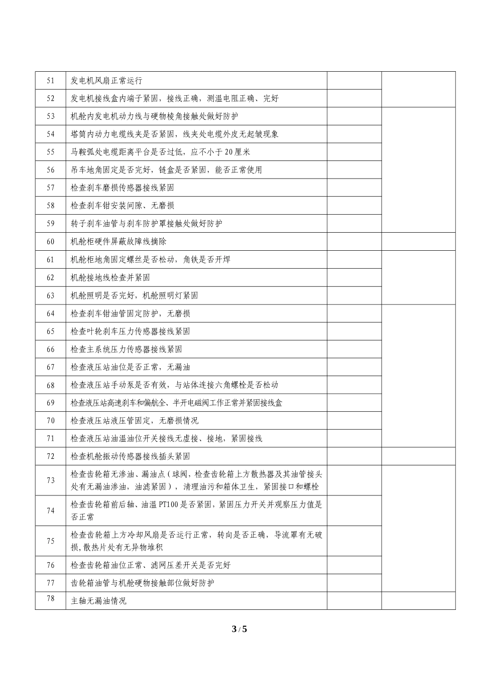 风电机组试运行检查表.doc_第3页