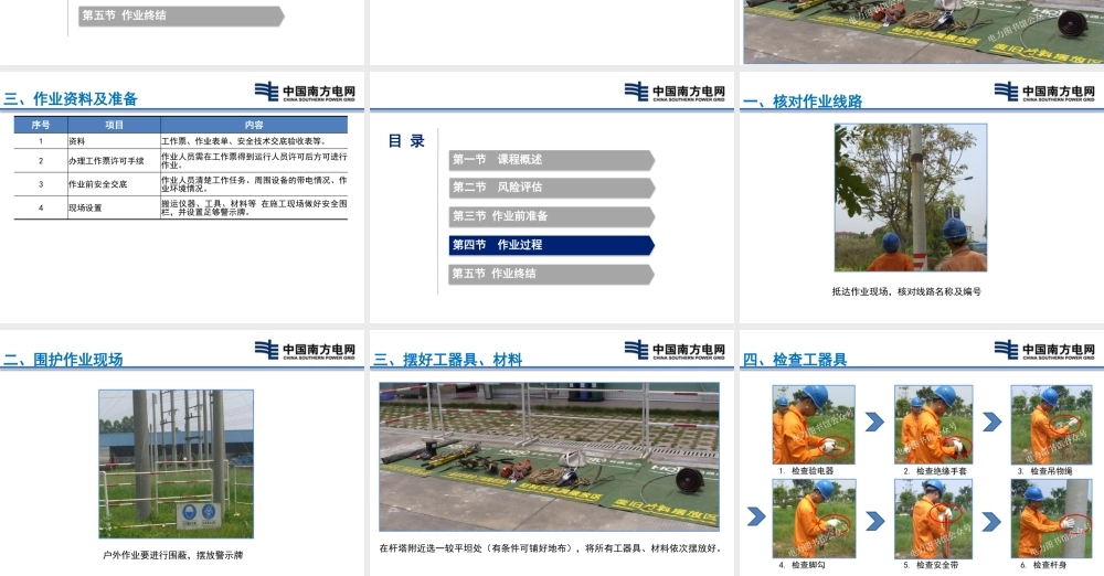 南方电网 10kV架空线路停电更换耐张绝缘子作业培训手册.pptx