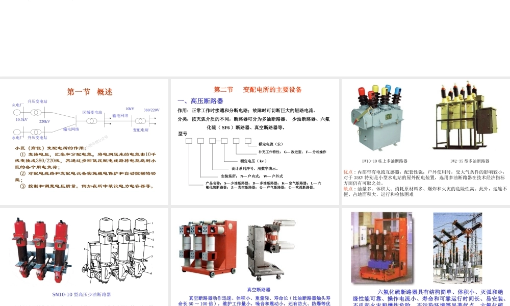 变电站主要设备及接线图培训课件.ppt