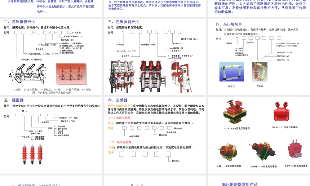 变电站主要设备及接线图培训课件.ppt