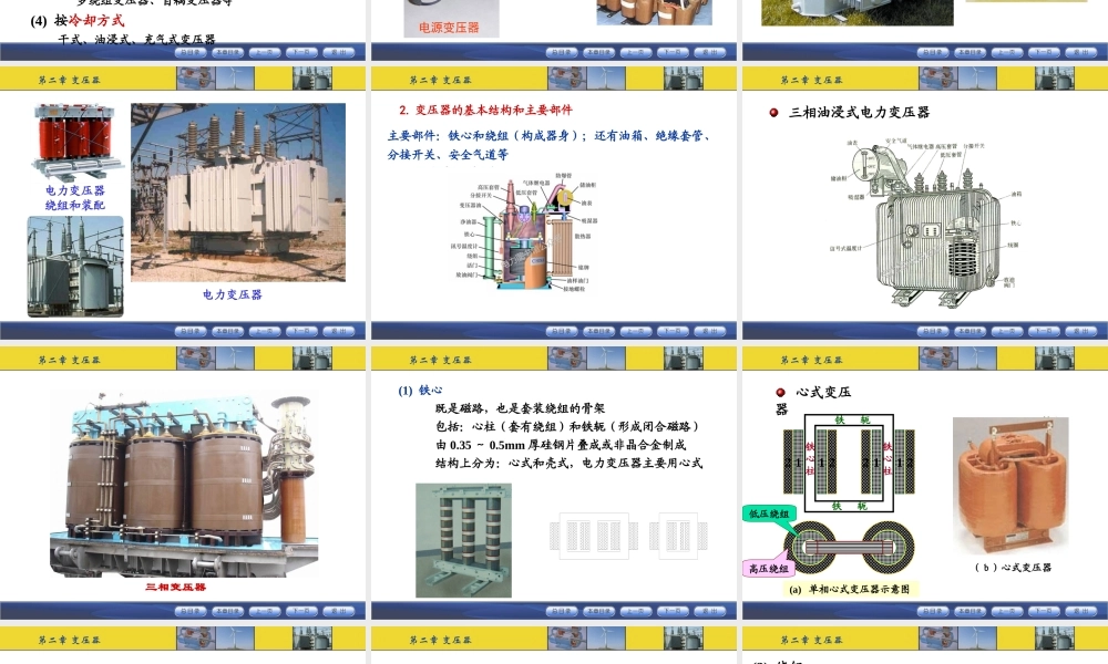 变压器原理基本结构培训课件.ppt