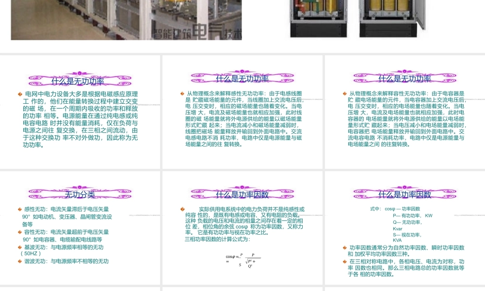 无功补偿原理基础知识详解.pptx