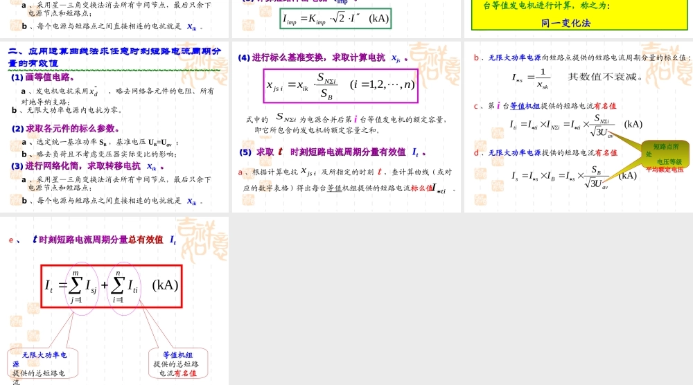 国家电网 电力系统三相短路电流的实用计算培训课件.ppt