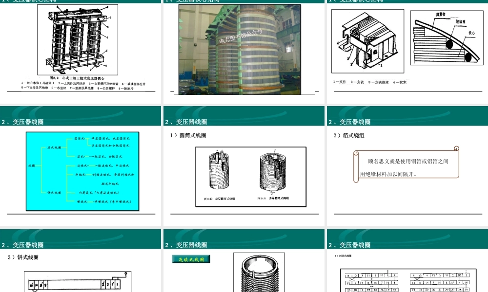 国家电网 试验高级工培训教材 变压器类设备绝缘结构.ppt