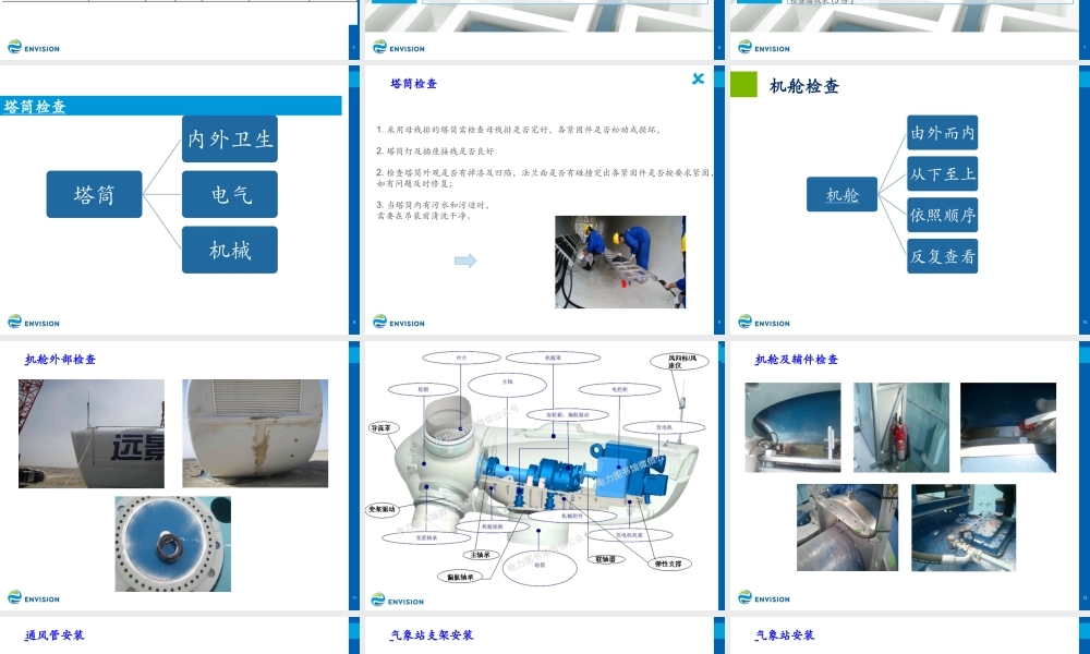 风力发电机组安装指导培训手册.pptx